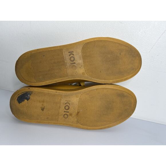 KOIO Capri Zafferano Yellow Leather Shoes Casual Size 39/US Womens’s 9 - Picture 7 of 9